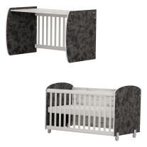 Трансформиращо се детско легло Arbor Baby & Junior Черно ДО ИЗЧЕРПВАНЕ