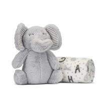 NAPPY одеяло с играчка 90х75cm Lorelli Сиво
