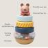 Бебешка играчка, Taf Toys, Кула с рингове за нанизване, Мече