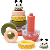 Бебешка играчка, Taf Toys, Кула с рингове за нанизване, Панда