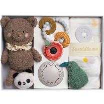 Комплект бебешки играчки, Taf Toys, Луксозен комплект за новородено, 4 части