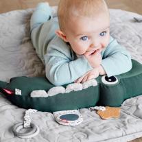 Tummy time активна играчка Done by Deer Croco Green