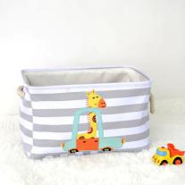 Кутия за Съхранение на Играчки, Дрехи, Козметика, Сгъваема, Ginger Home - Жираф
