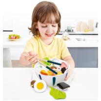 Детски комплект за готвене, Hape, Японска супа с нудели, 11 части
