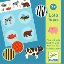 Игра лото пера и козина Djeco