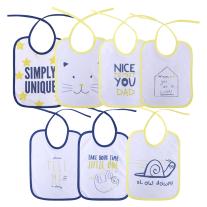 Лигавници Lorelli Baby Care - Uni, двоен, с връзки, 7 броя