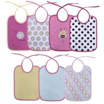 Лигавници Lorelli Baby Care - За момиче, двоен, с връзки, 7 броя
