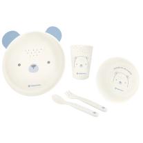 Сет за хранене пластмаса Bear with me Blue KIKKA BOO
