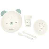 Сет за хранене пластмаса Bear with me KIKKA BOO Mint