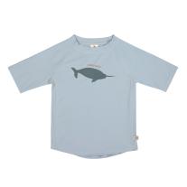Блуза за деца с къс ръкав с UV 60+ Lassig LSF Whale light blue