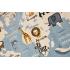 Килимче 75x120 MySunshine Карта с животни