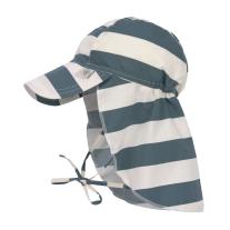 Детска слънцезащитна шапка с UV защита 80+ Lassig LSF Sun Protection Stripes milky/blue