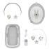 Бебешко леглo-люлка 2 в1 Lionelo Bella Set Grey Concrete