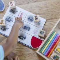 Дървен комплект за игра с печати - Пес Патрул Melissa & Doug 