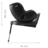 Детско Столче За Кола Britax Römer Dualfix Plus Space Black