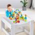 Детска двустранна маса с черна дъска и столчета Ginger Home