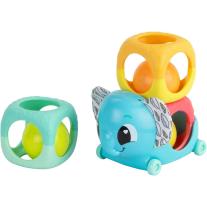 Играчка Слонче с Блокчета за подреждане, търкаляне и заключване Lamaze 