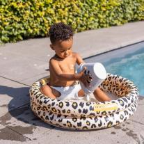 Надуваем басейн Swim Essentials Ø60см. с две въздушни камери за бебета от 0 месеца - "Beige Leopard"