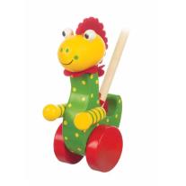 Дървена Буталка Orange Tree Toys Весел Динозавър