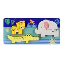 Дървен Пъзел "Животни" Orange Tree Toys Jungle Animals
