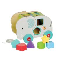 Сортер за дърпане "Слонче" Orange Tree Toys Jungle Animals