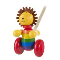 Дървена Буталка Лъв Orange Tree Toys Animals Collection