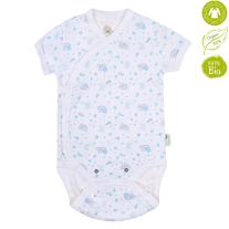 Bio Baby Бебешко боди прегърни ме с къс ръкав от 100% органичен памук