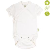 Bio Baby Бебешко боди прегърни ме с къс ръкав от 100% органичен памук