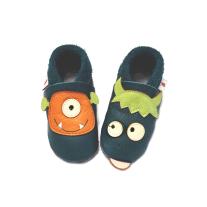 Бебешки кожени пантофки BaoBaby Monster