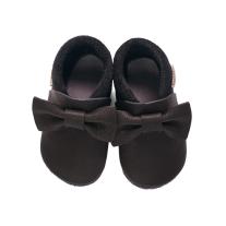Бебешки кожени пантофки BaoBaby Pirouette black