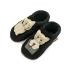 Бебешки кожени пантофки BaoBaby Cat’s Kiss black Бебешки кожени пантофки BaoBaby Cat’s Kiss black