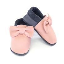 Бебешки кожени пантофки BaoBaby Pirouette pink