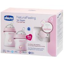 Подаръчен комплект 0+ CHICCO NATURAL FEELING Girl 