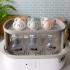 Ортодонтични залъгалки Tommee Tippee NIGHT TIME със светеща в тъмното дръжка 6-18м Rозова и сива с декор звезда
