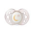 Ортодонтични залъгалки Tommee Tippee NIGHT TIME със светеща в тъмното дръжка 18-36м Розови с декор луна и листо