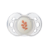 Ортодонтични залъгалки Tommee Tippee NIGHT TIME със светеща в тъмното дръжка 18-36м Розови с декор луна и листо