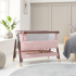 Бебешко сгъваемо легло Tutti Bambini CoZee® LUXE WALNUT/BLUSH