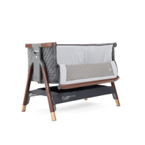 Бебешко сгъваемо легло Tutti Bambini CoZee® LUXE WALNUT/SLATE