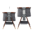 Бебешко сгъваемо легло Tutti Bambini CoZee® LUXE WALNUT/SLATE