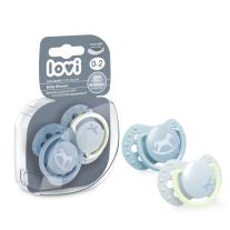 Силиконови залъгалки за новородени LOVI, Mini, Baby Shower Boy, 2 бр, 0-2 м
