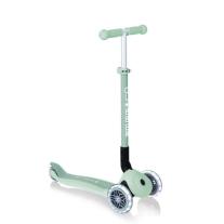 Еко тротинетка за деца Globber Primo Foldable Lights Eco Пистачио