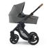 Модулна количка 2 в 1 Mutsy EVO Discovery Moss, пакет от черно шаси със седалка + кош за новородено