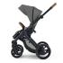 Модулна количка 2 в 1 Mutsy EVO Discovery Moss, пакет от черно шаси със седалка + кош за новородено