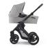 Модулна количка 2 в 1 Mutsy EVO Pebble Grey, пакет от черно шаси със седалка + кош за новородено Изложена Модулна количка 2 в 1 Mutsy EVO Pebble Grey, пакет от черно шаси със седалка + кош за новородено Изложена