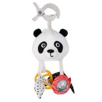 Сензорна мека играчка с дрънкалка и клипс Canpol babies, BabiesBoo