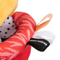 Сензорна мека топка с чесалка и свирка Canpol babies, BabiesBoo