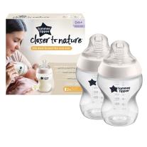 Комплект 2 броя Шише за хранене Tommee Tippee Easi-Vent 0м+, 260 мл