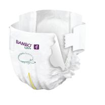 Еко пелени за еднократна употреба Bambo Nature, размер 4, L, 7-14кг., 24 броя, хартиена опаковка