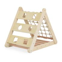 Детска дървена пързалка и триъгълник на Пиклер 2в1 Moni Toys