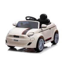 Детска лицензирана акумулаторна кола Chipolino Fiat 500 Бяла